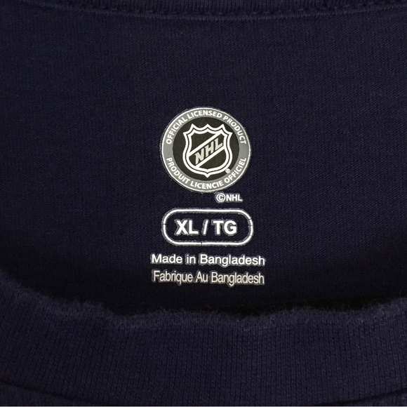 Toronto Maple Leafs NHL T Shirt Mens XL Dark Blue Cotton Screened Graphic Tee - Picture 6 of 9